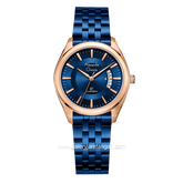 Alexandre Christie AC 8674 LD Blue Rosegold Stainless Steel
